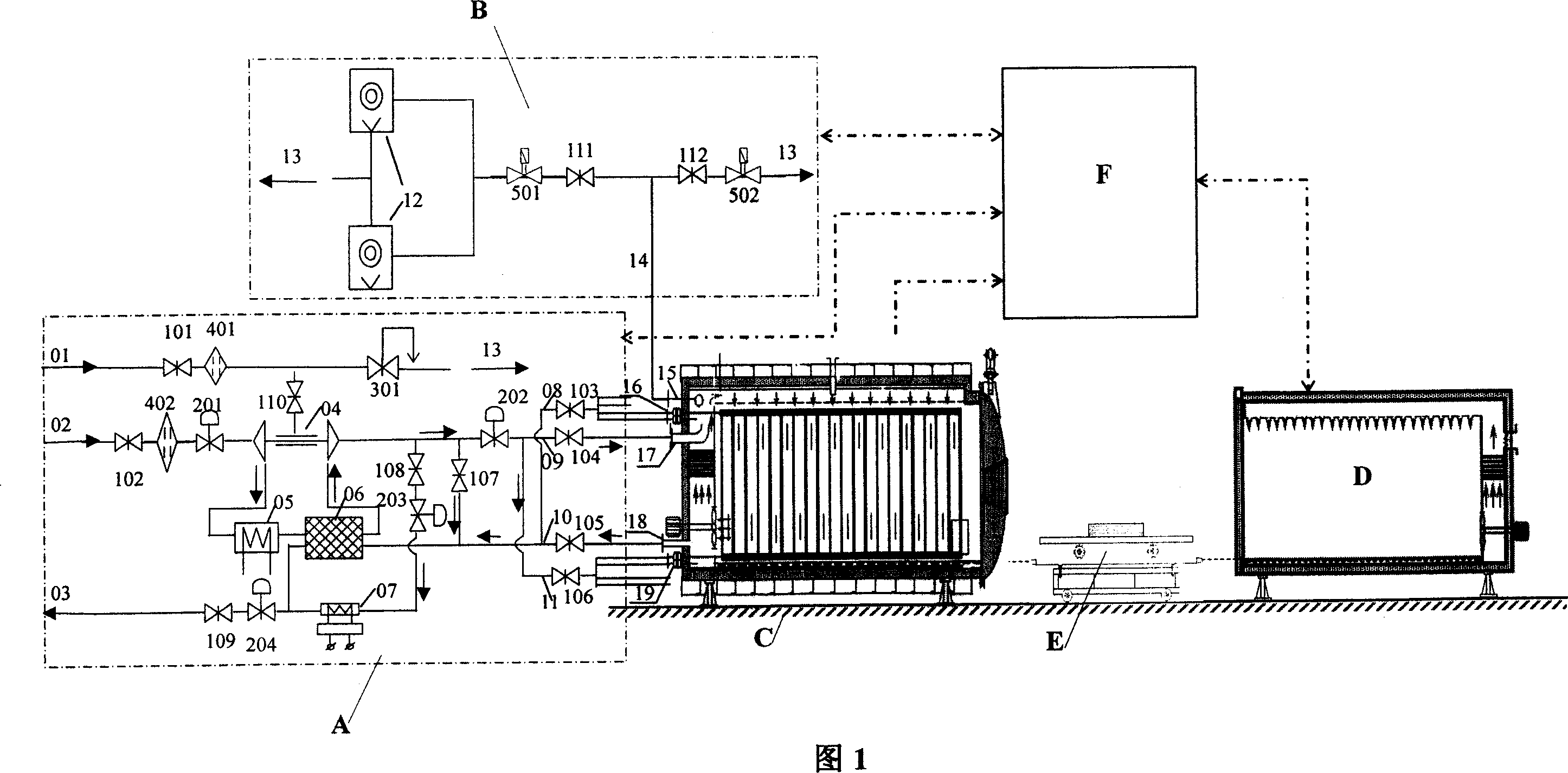 Test apparatus of large-scaled environment simulation