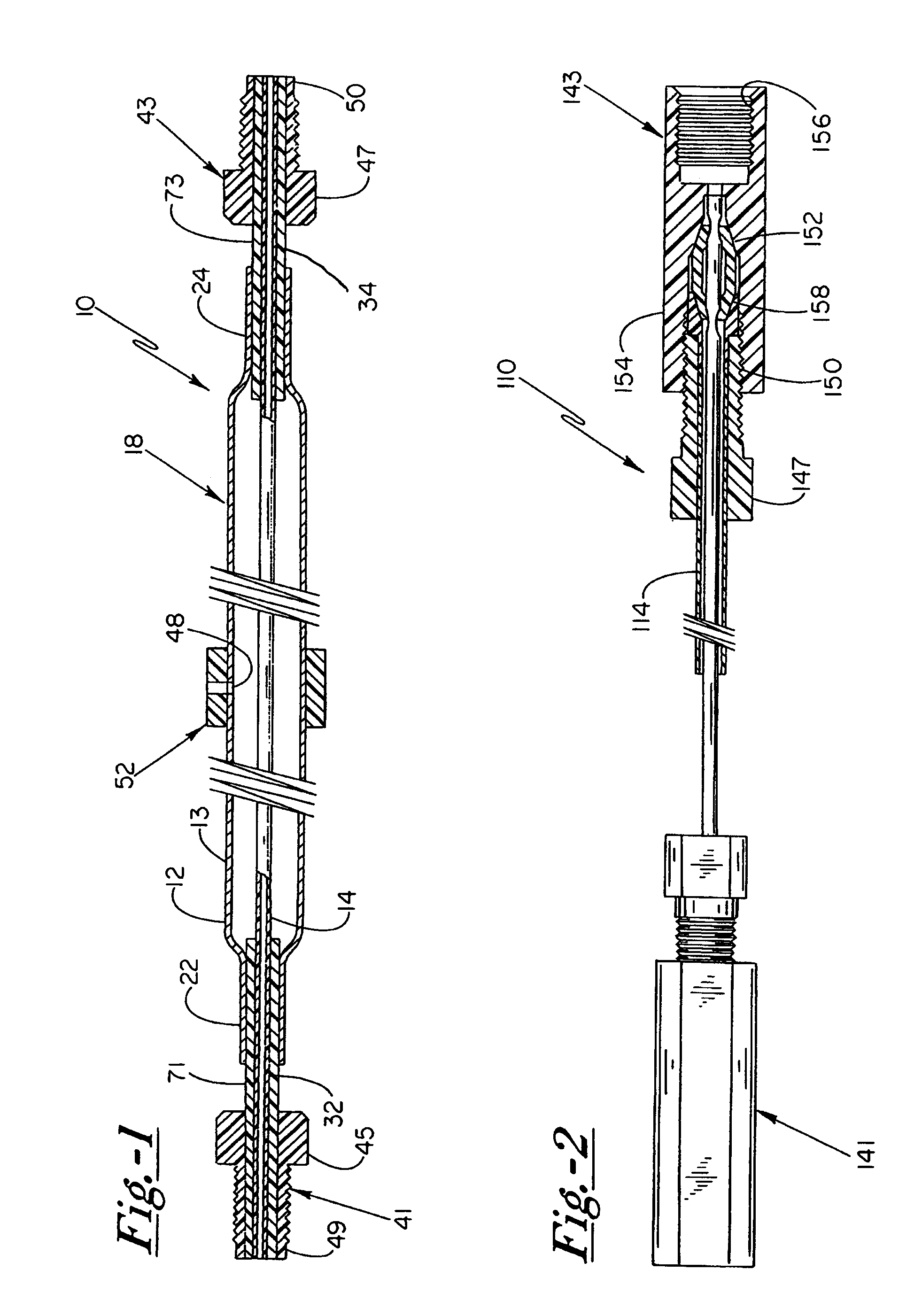 Axial transfer line degassing