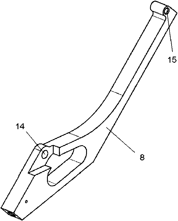 Tool and method for measuring deflection angle of airplane control surface