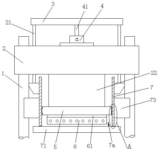 A high-efficiency vacuum pumping mechanism for a vulcanizing machine