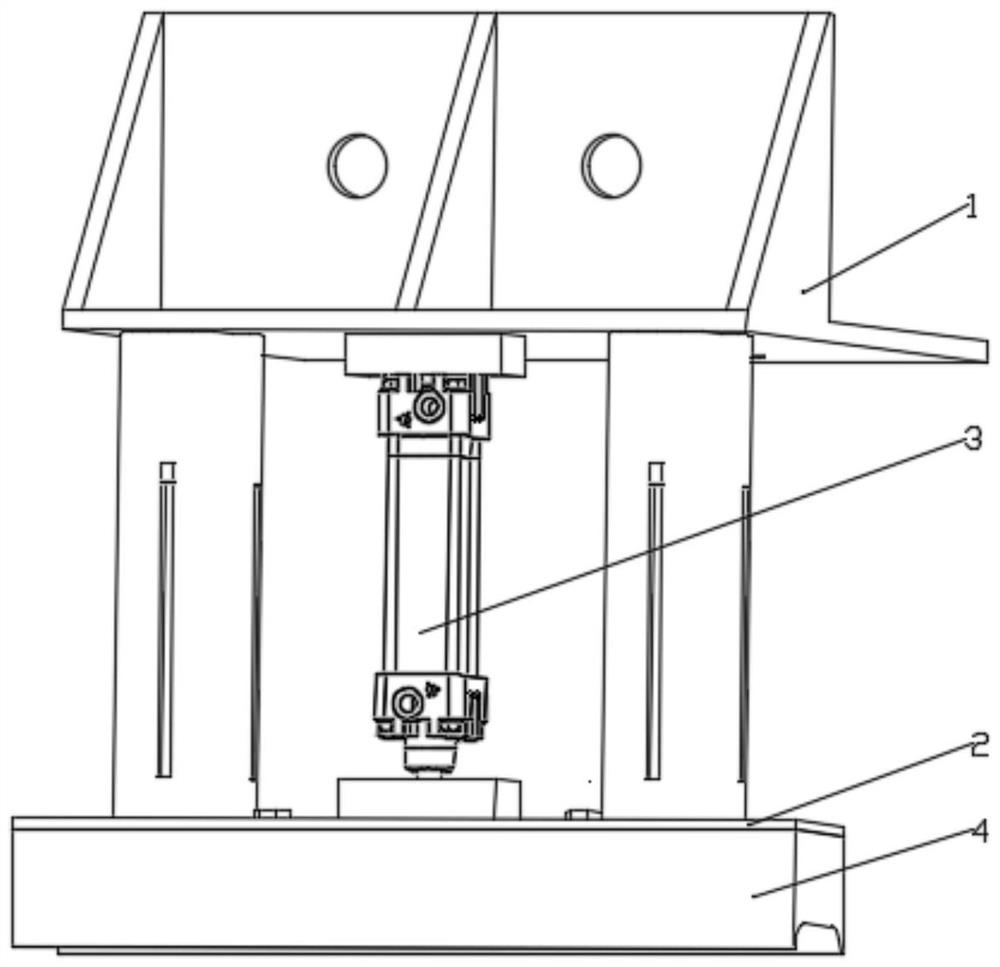 Magnetic attraction type railway vehicle anti-overturning device