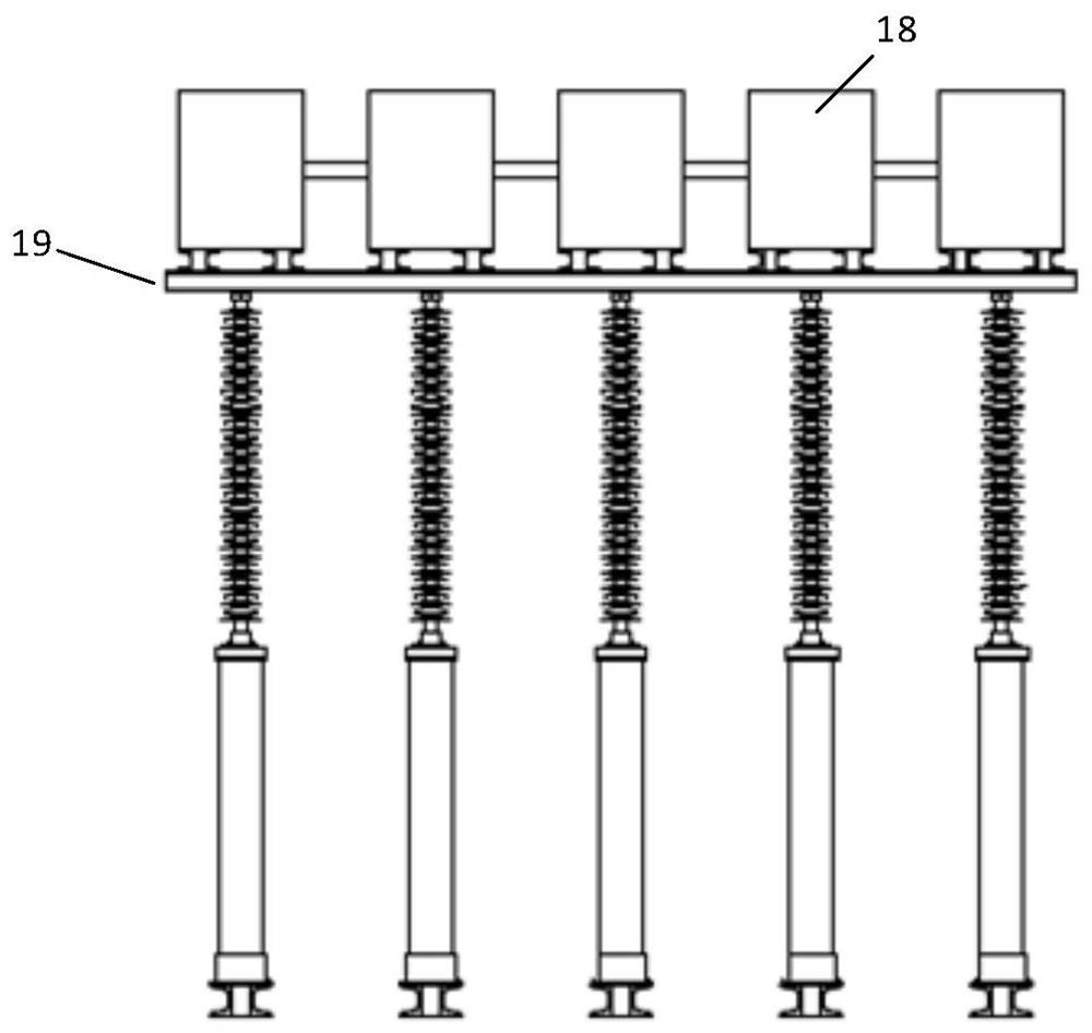 Distributed power flow control device and method based on voltage source inverter