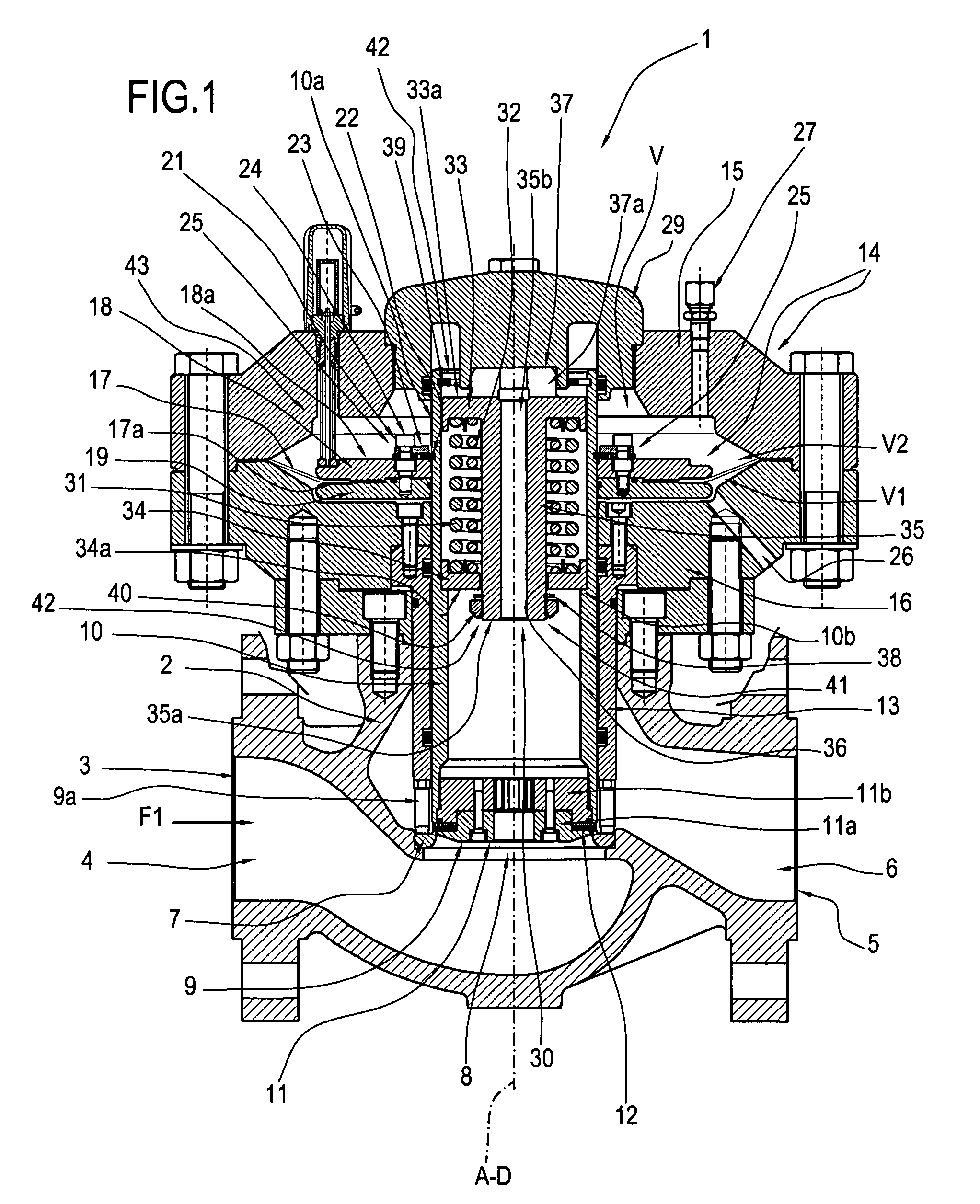 Gas pressure regulator and method for assembling and disassembling the regulator