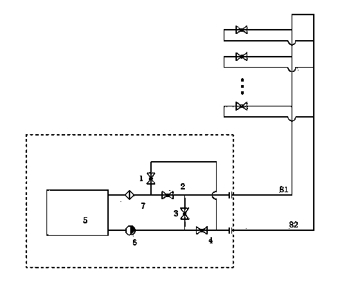 Bidirectional oil flushing device of hydraulic system