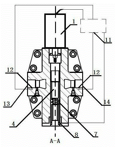 Direct-drive type high-response axial plunger type variable hydraulic motor with servo motor