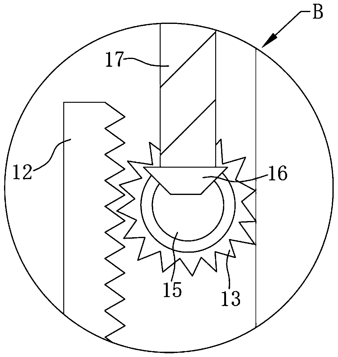 Pick seat structure of cutting pick of cantilever type heading machine