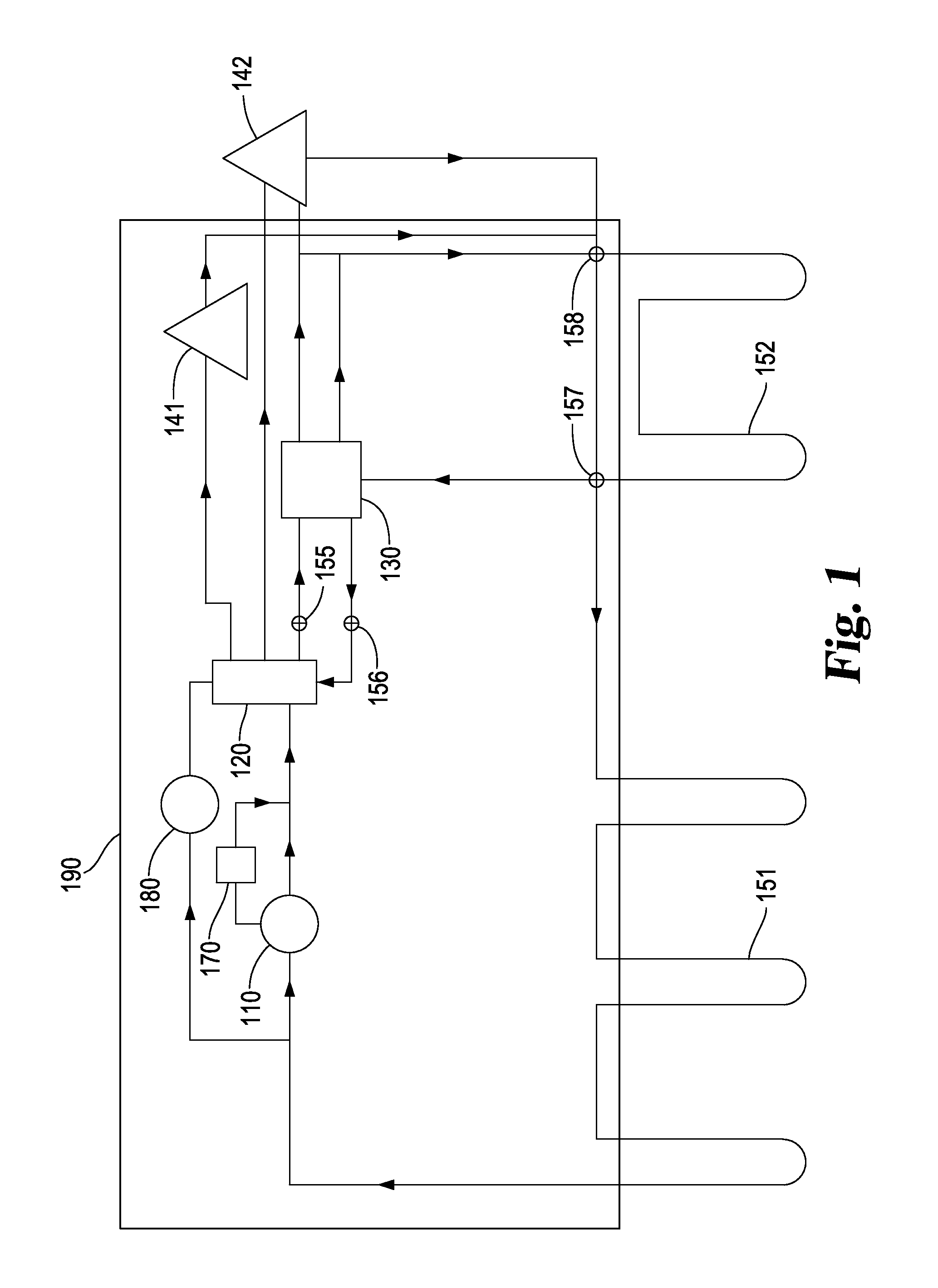 Energy efficient cooling and heating system