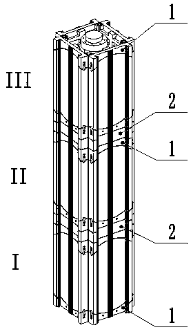 Multi-car three-dimensional circular elevator system and coordinated operation method