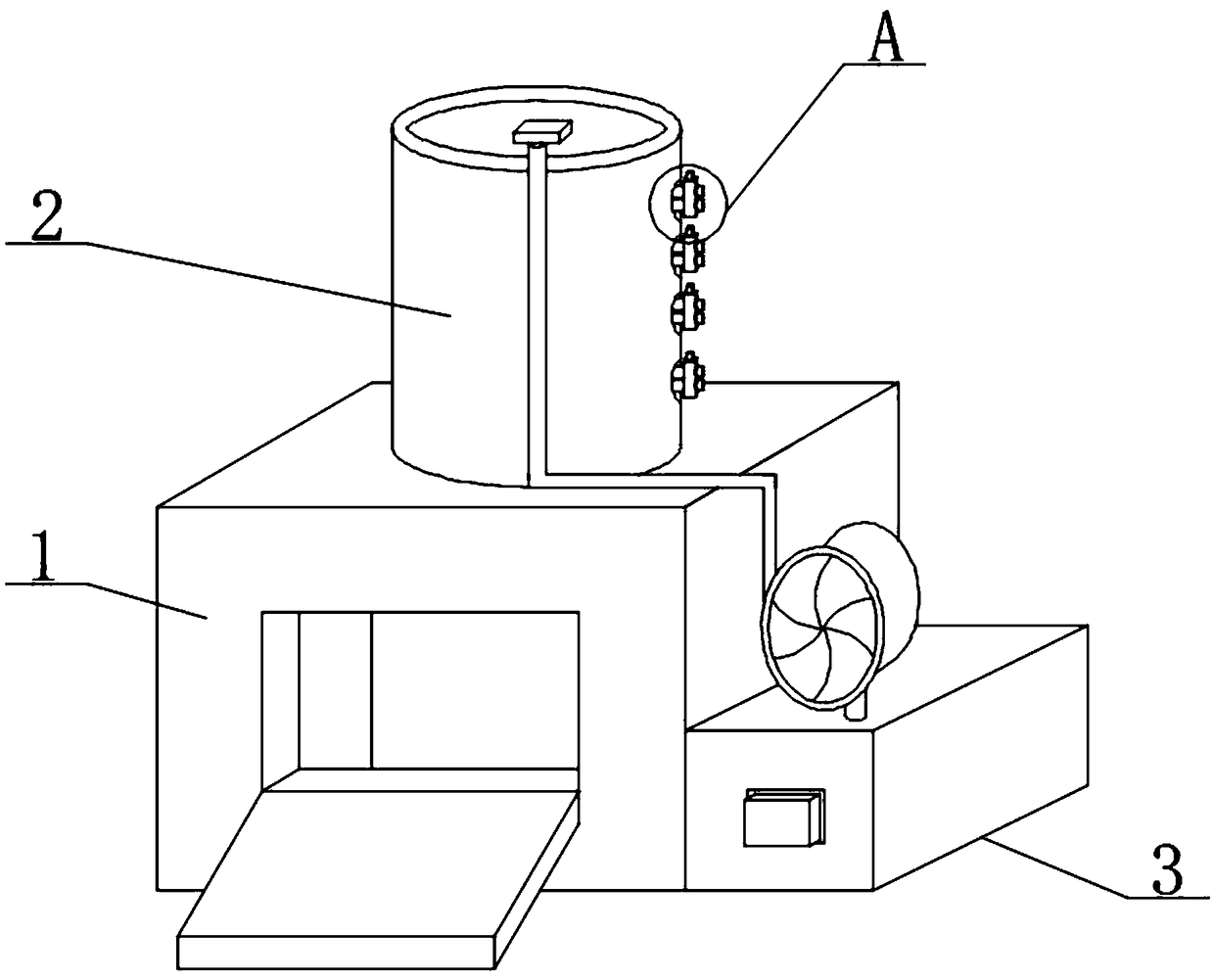 Defeathering device used for chicken farms and convenient for chicken feather collection