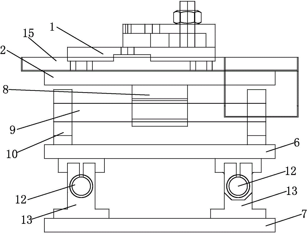 Tapping tooling of automobile engine support