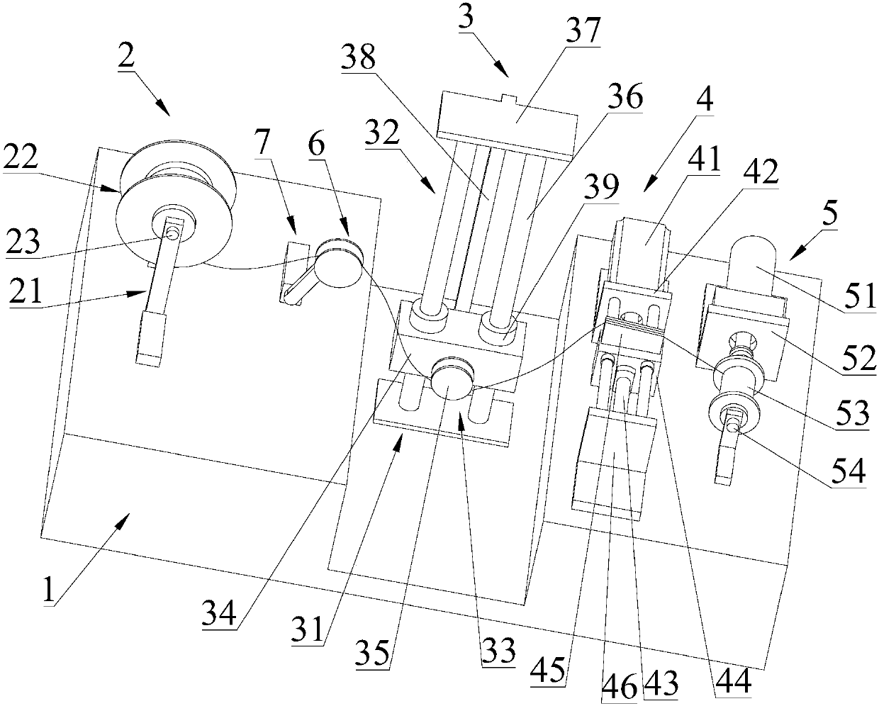 Automatic winding device and winding method thereof