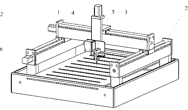 Object shelf tray self-adaptation welding device based on laser vision