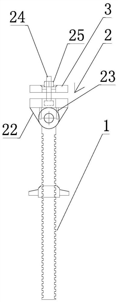 Supporting frame rotary jacking and operation method thereof