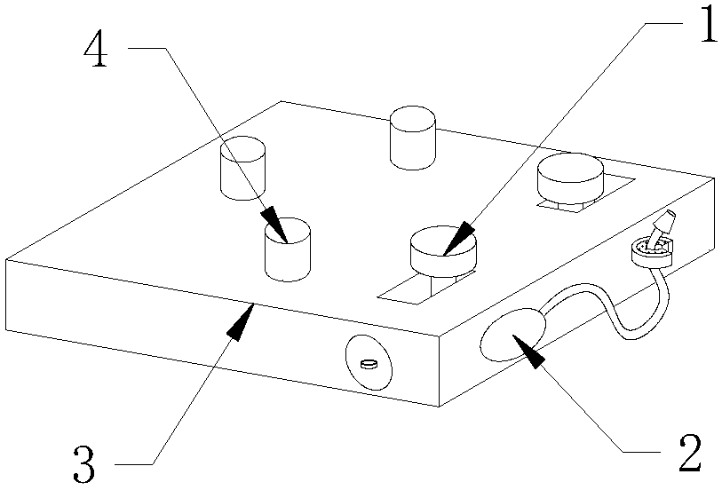 Automobile die machining positioning device with high reliability