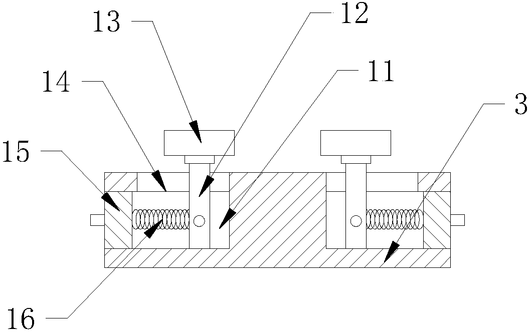 Automobile die machining positioning device with high reliability