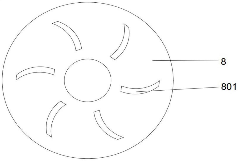 Efficient grinding fluid stirrer