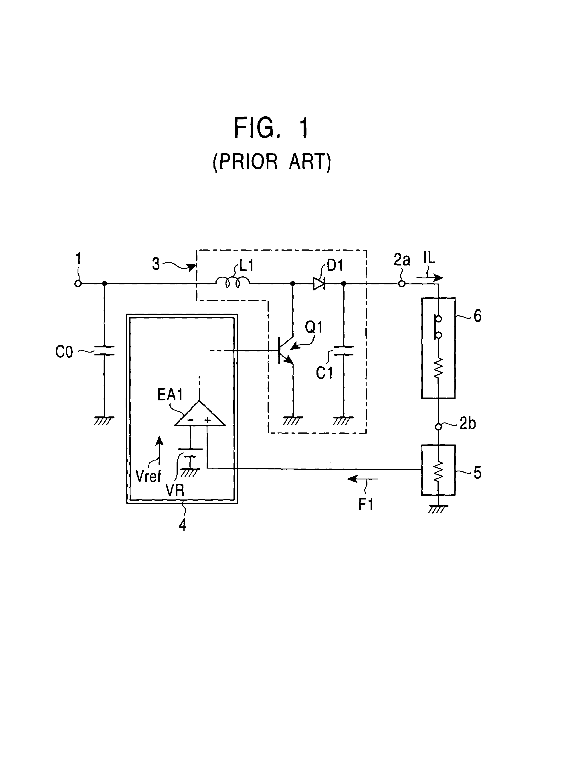 Switching-type constant current power supply device