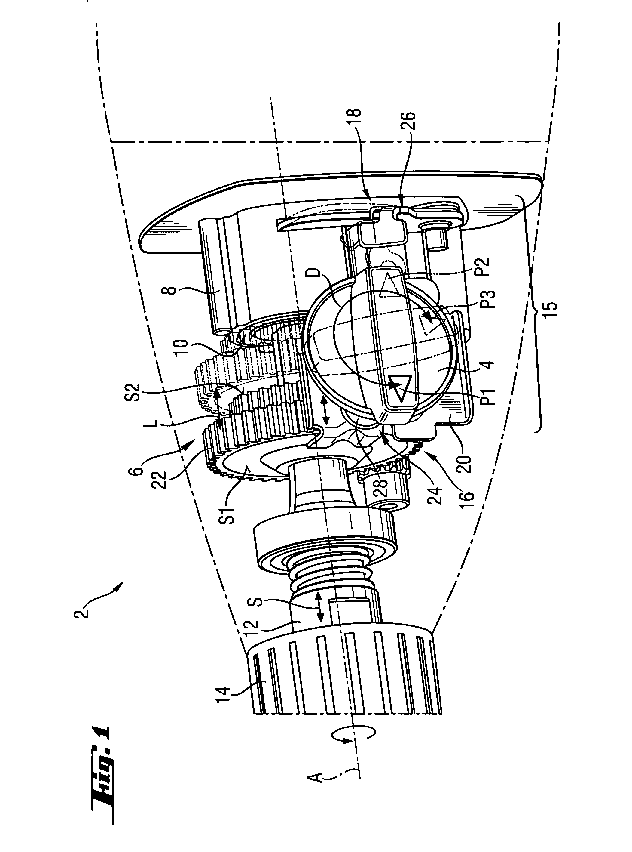 Hand-held electric power tool