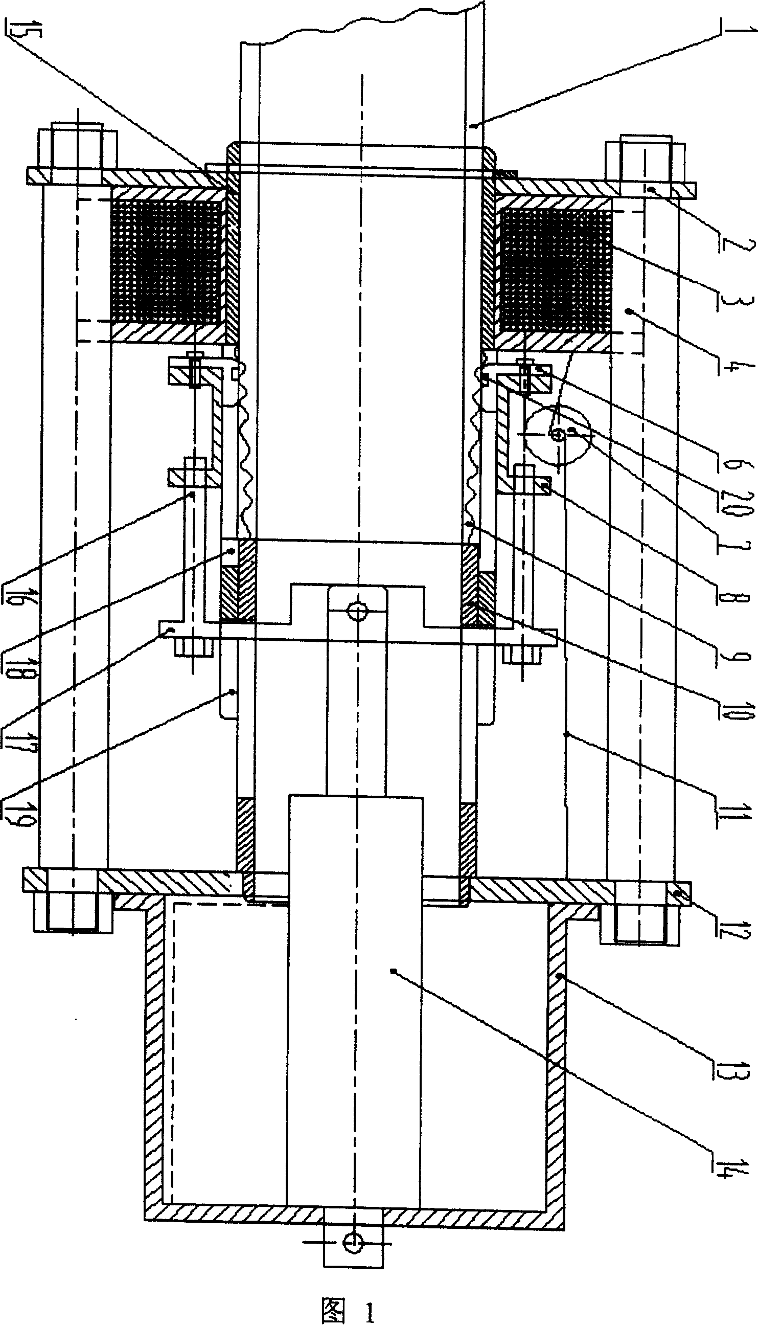 Pipe rod screw fault detection sensor