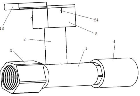 Pipe network hydraulic detection device