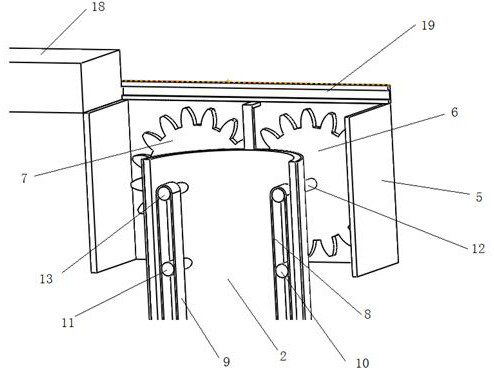 Pipe network hydraulic detection device