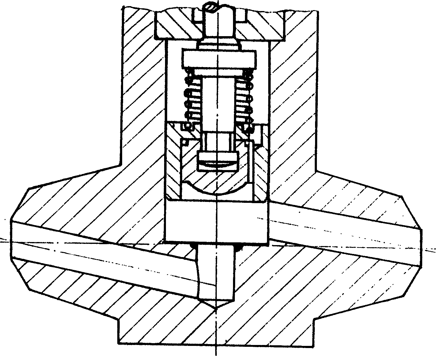 Double-sealing wash-free high-pressure stop valve