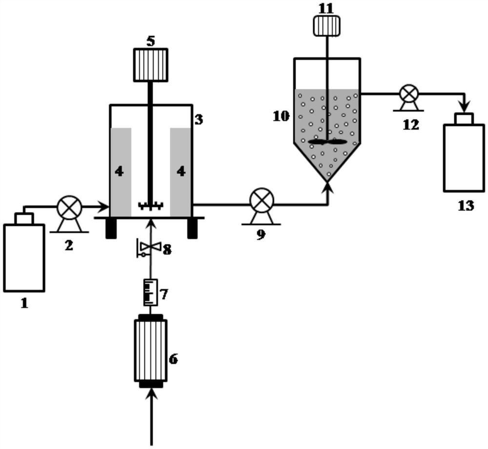 A kind of colloidal ozone bubble and its preparation method and application