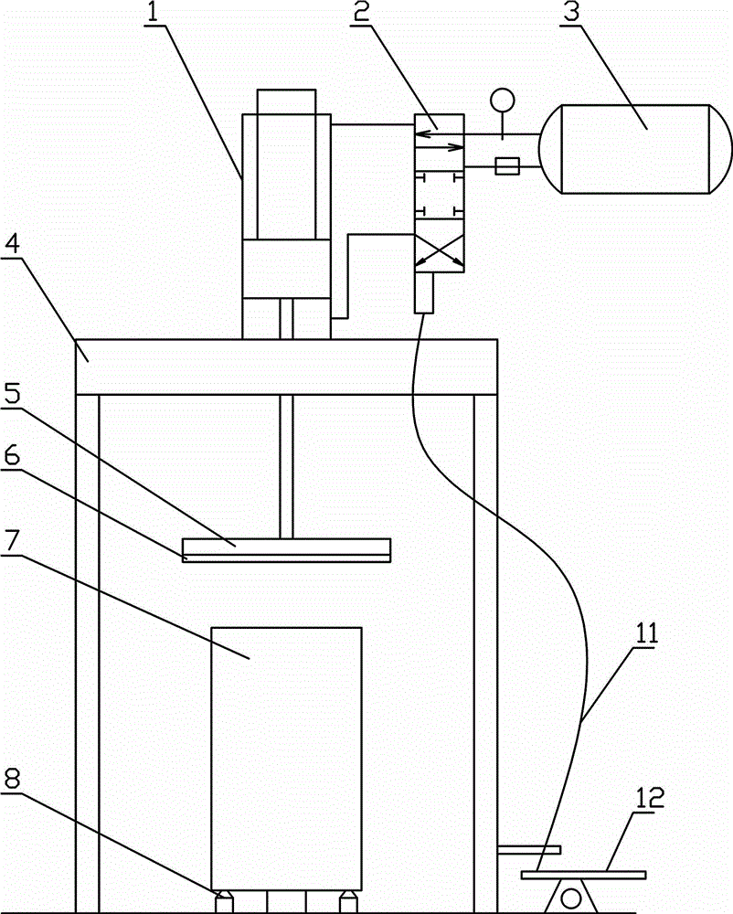 Box body forming device