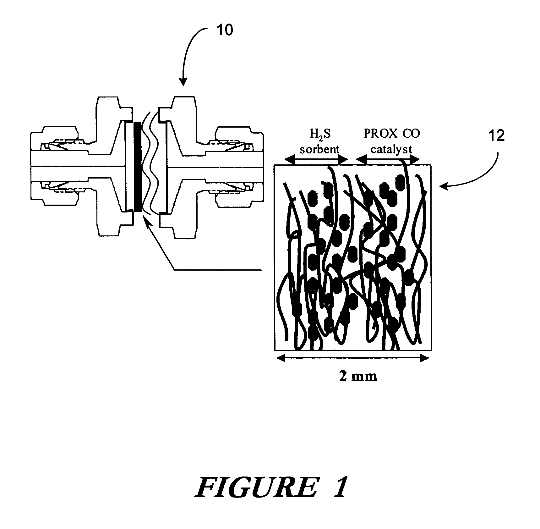 Microfibrous entrapment of small reactive particulates and fibers for high contacting efficiency removal of contaminants from gaseous or liquid streams