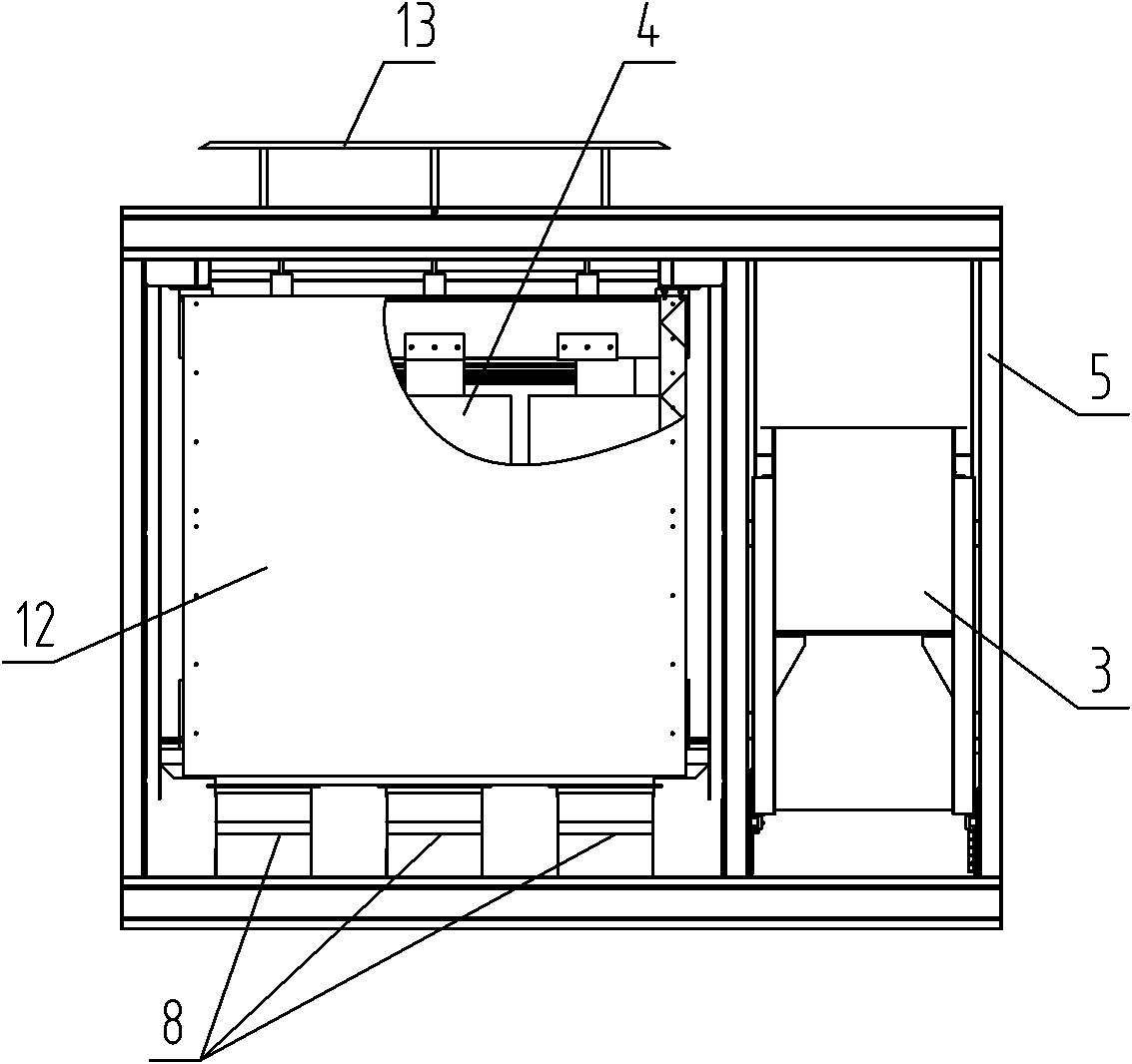 Medium-high voltage frequency converter with integrated structure