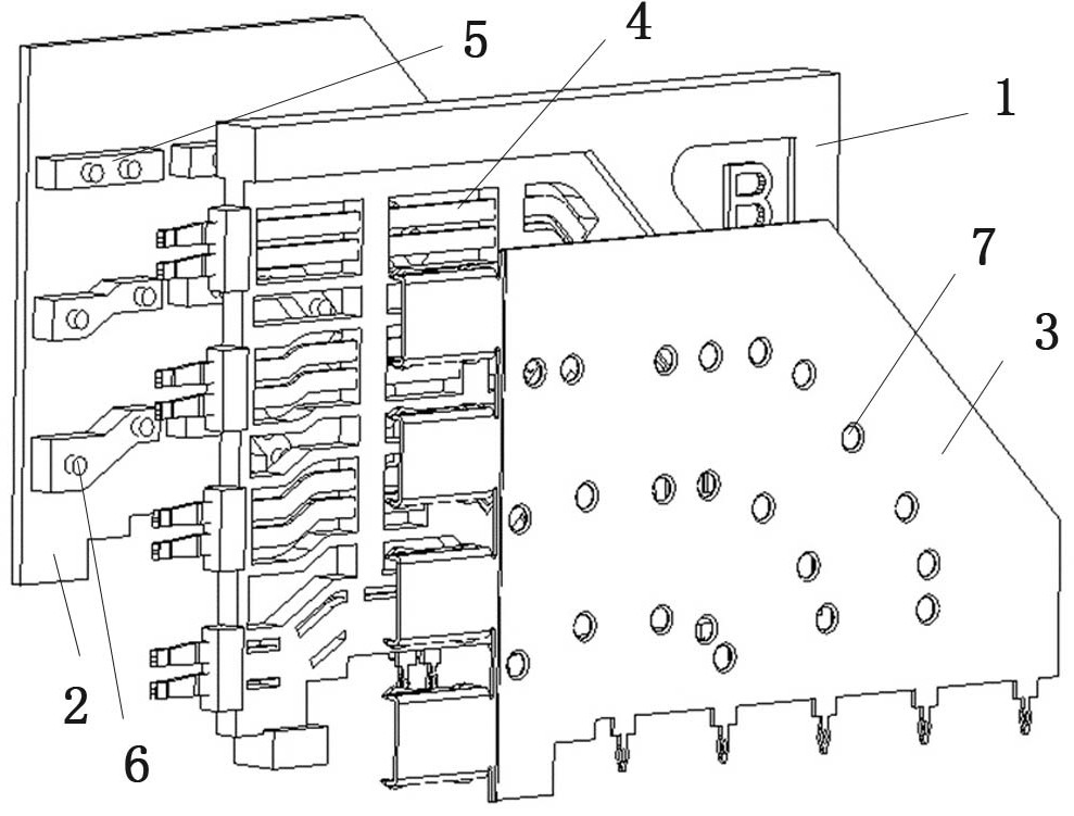 Terminal module and high-speed connector using same