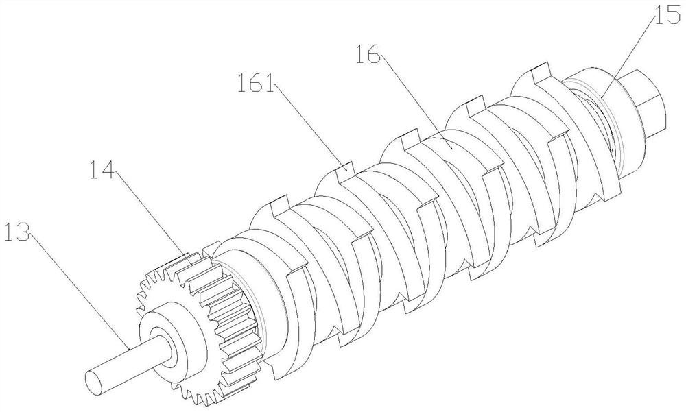 A sorting device for impurities in coal