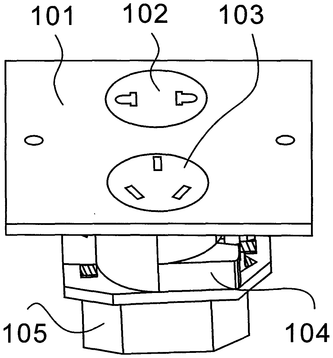 Safe anti-electric shock socket