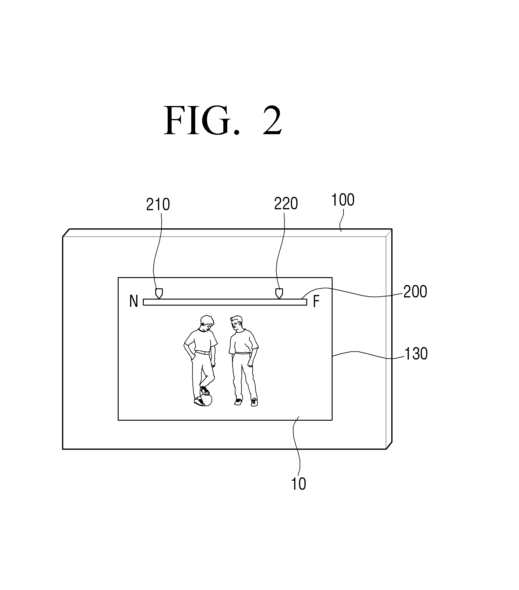 Photographing device for displaying a manual focus guide and method thereof