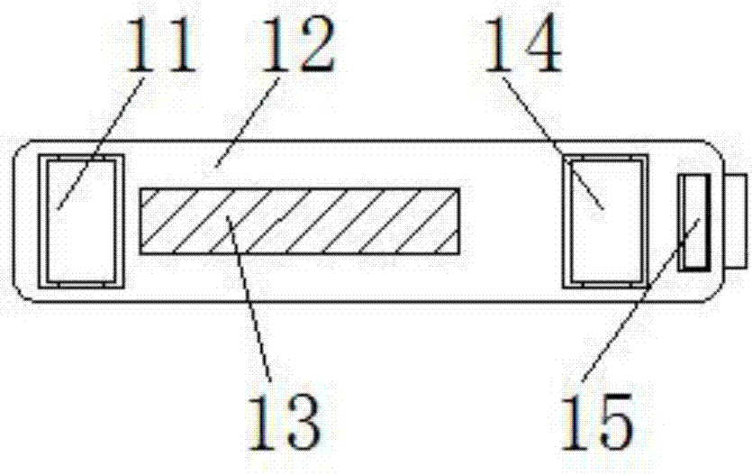 Lock rod structure used in electronic field