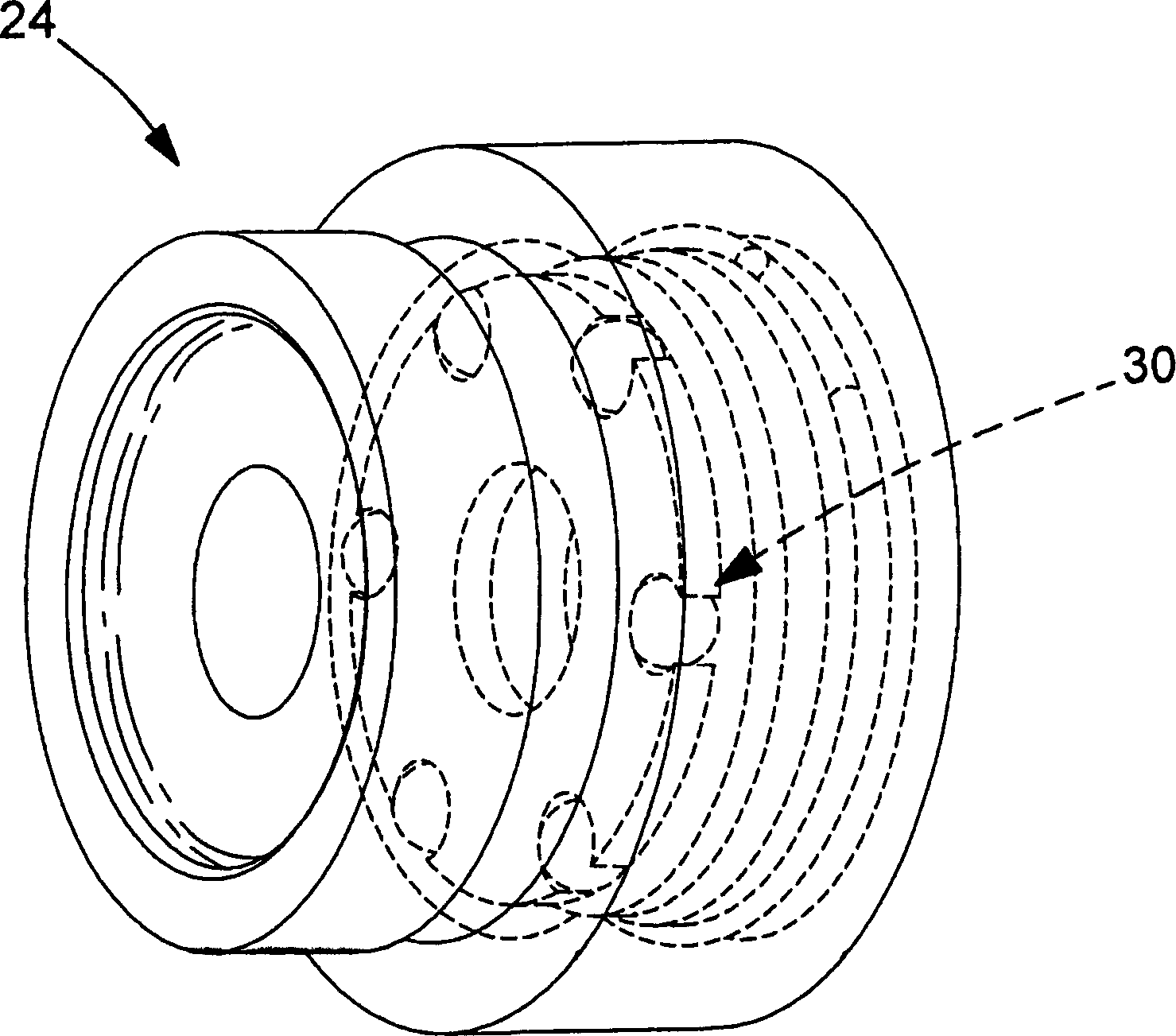 Power tool torque overload clutch