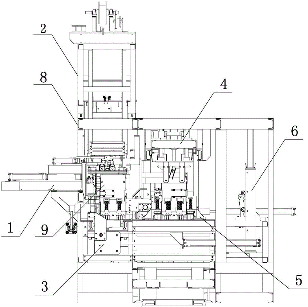 Full-automatic bottom sealing type closed power filling system and process