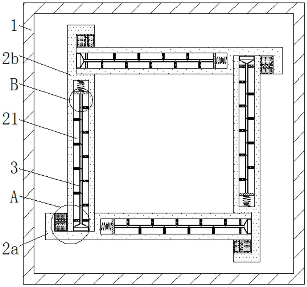 Combined mold for concrete prefabricated part pouring