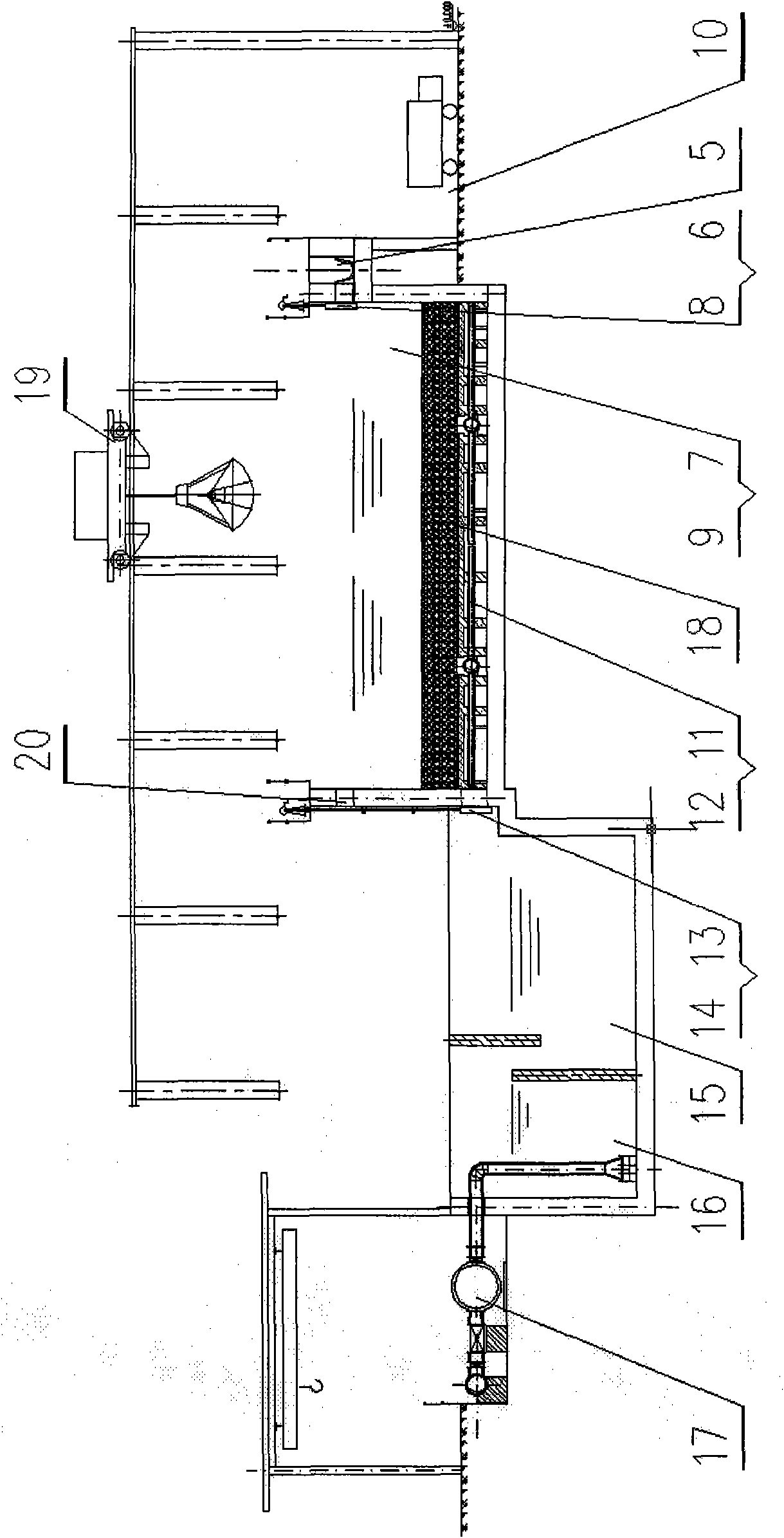 Blast-furnace slag processing system