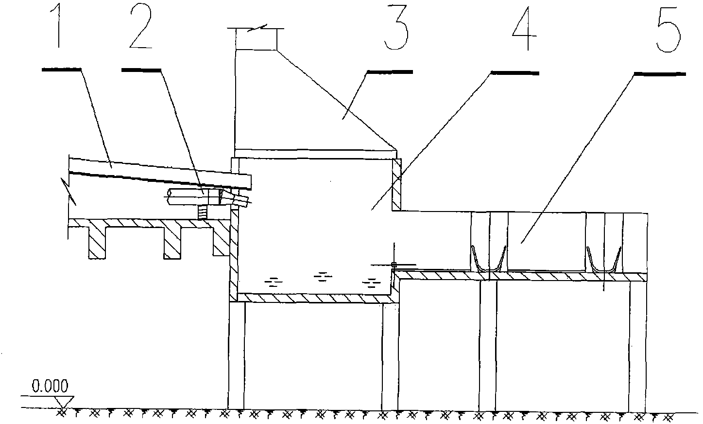 Blast-furnace slag processing system