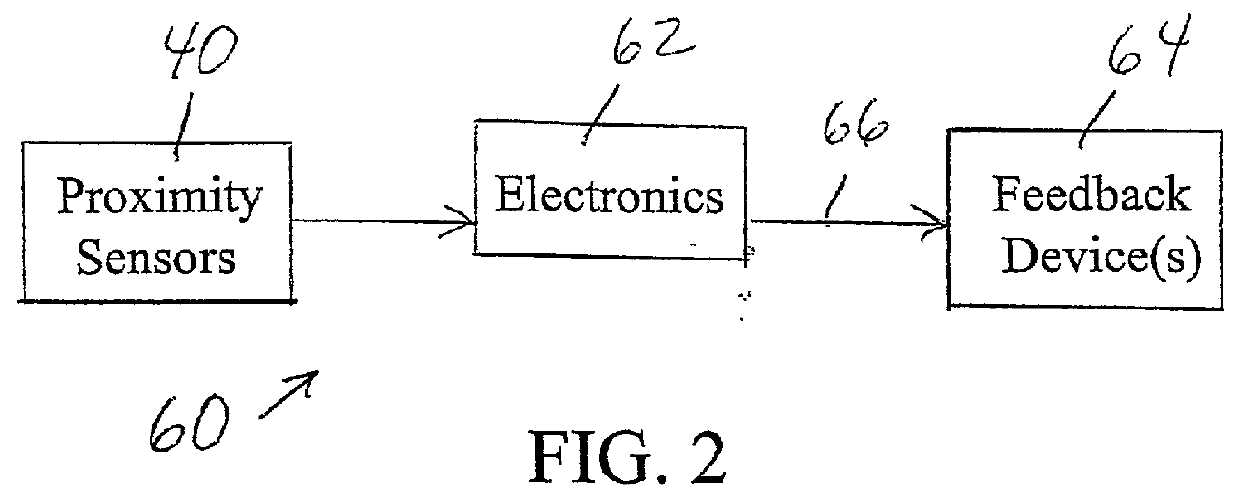 Proximity sensing system and trailer including same