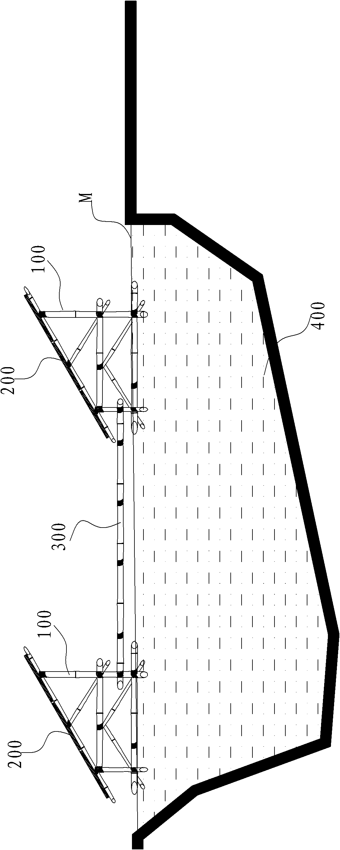 Solar bracket unit and solar cell module with same