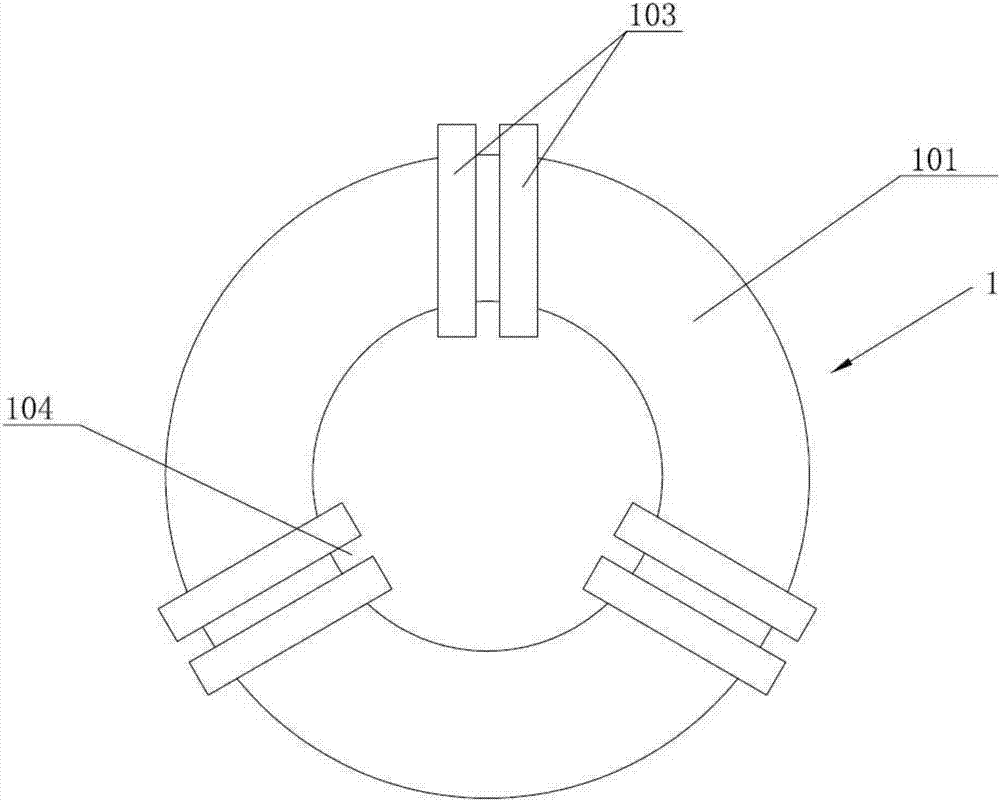 Three-phase amorphous inductor