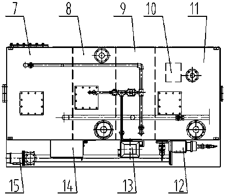 Novel domestic sewage treatment method