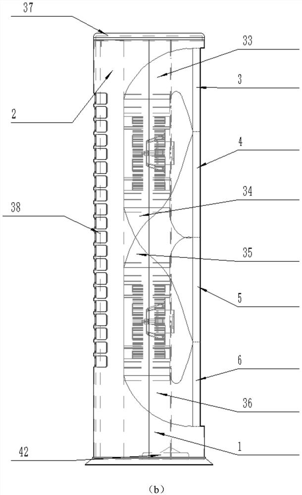 Distributed air duct system, control method, air conditioner, medium and terminal