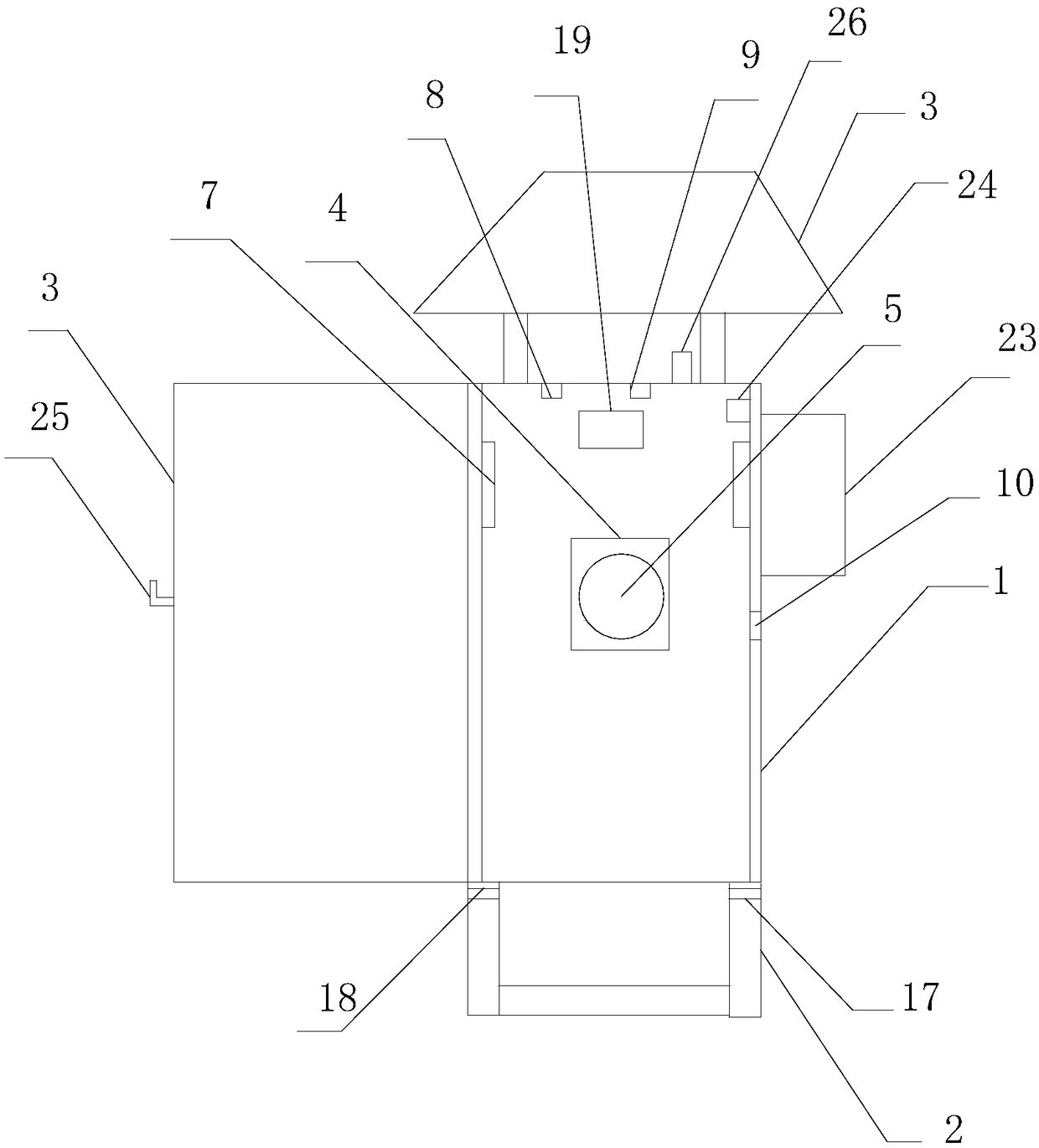 An intelligent combined distribution box