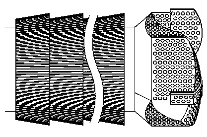 Drill rod adopting pangolin scale biomimetic structure