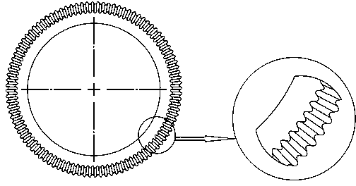 Drill rod adopting pangolin scale biomimetic structure