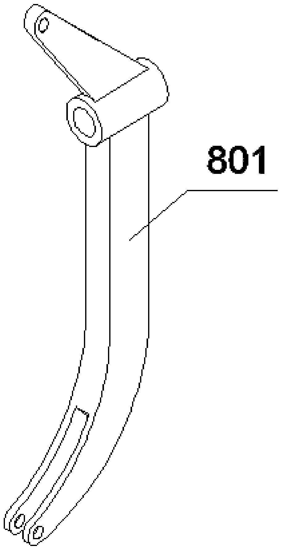 Rotary clamping manipulator based on automatic module control