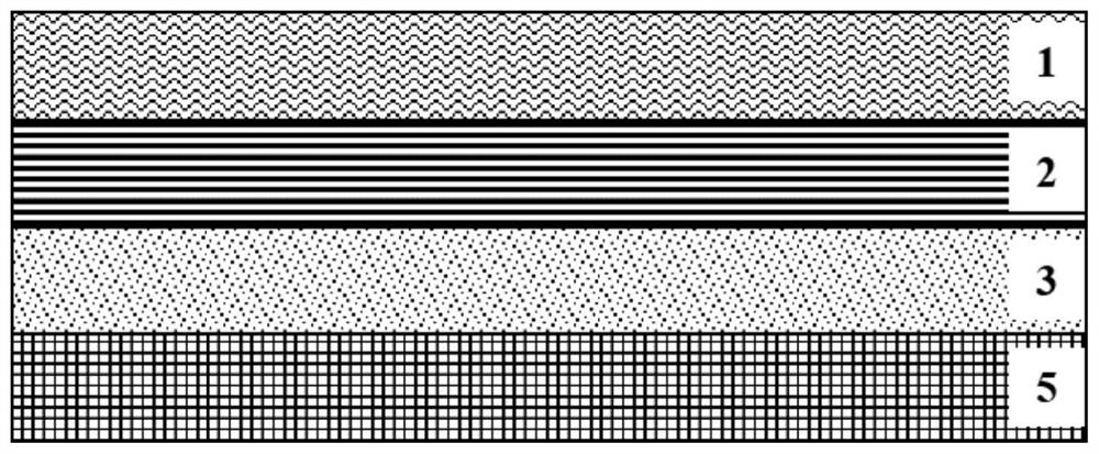 Polypropylene film for cold mounting composite film, preparation method of polypropylene film and cold mounting composite film